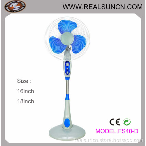 Electrical Stand Fan with Timer and Light